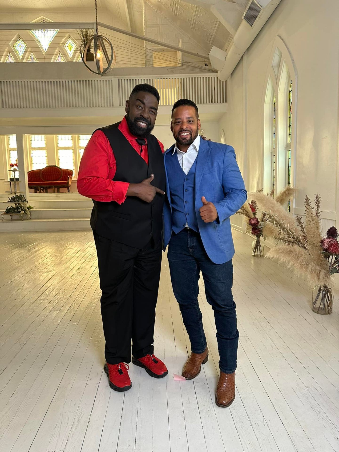 Dr. Stephen Crawford with Les Brown